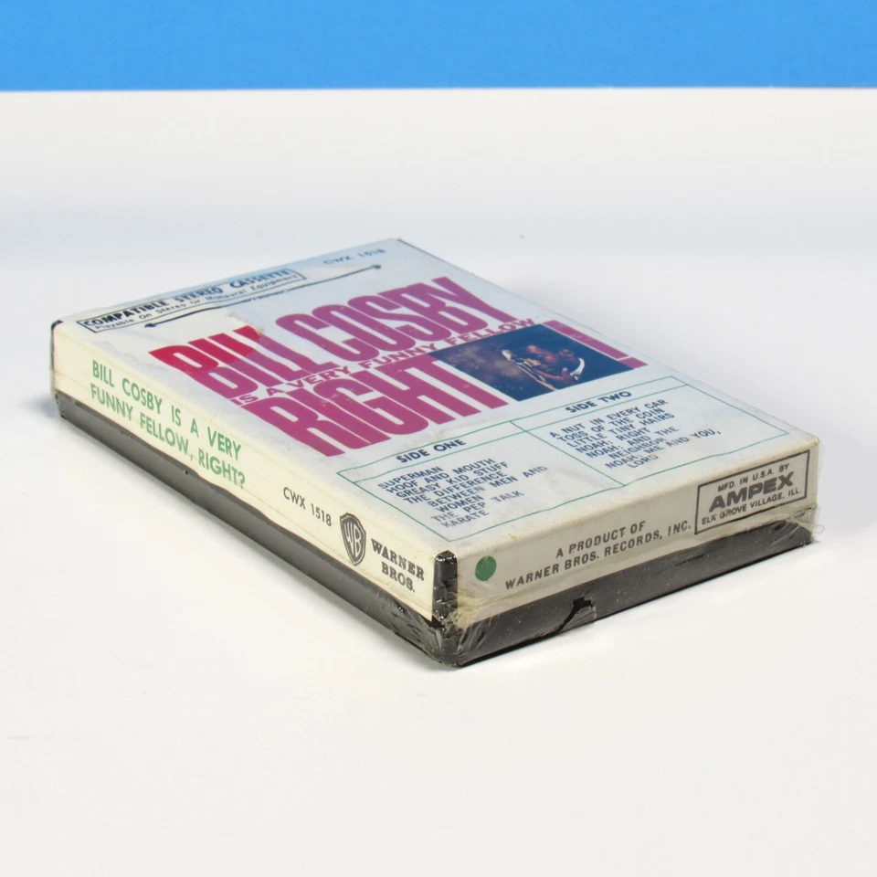 Bill Cosby Is A Very Funny Fellow, Right? Vintage Cassette New Sealed WB 1963 Foto 4 de 4