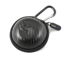 CASEMATIX Travel Case – Fits TaoTronics Bluetooth Earbuds, Foam & Cable Storage