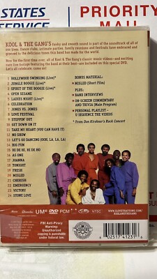 Rare Out Of Print Dvd NTSC Kool & The Gang 24 Music Videos + Bonus