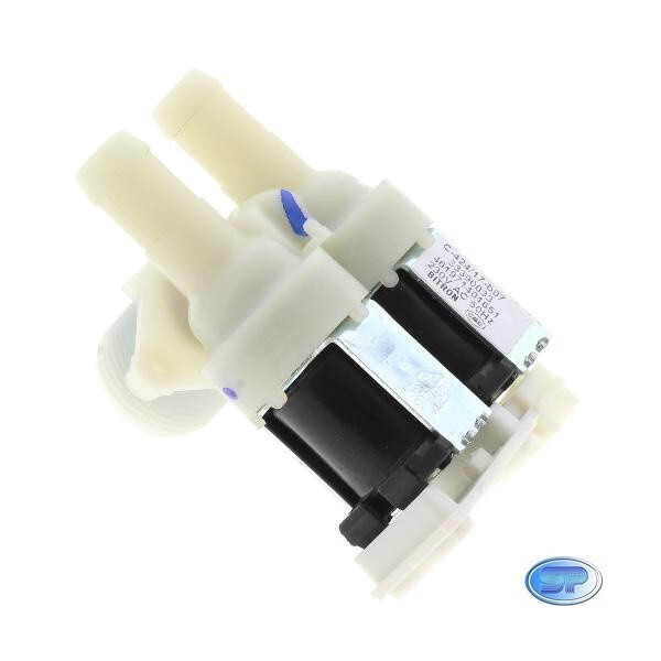 Elektroventil 2 Wege 90° Waschmaschine Whirlpool Original 481227128558-image