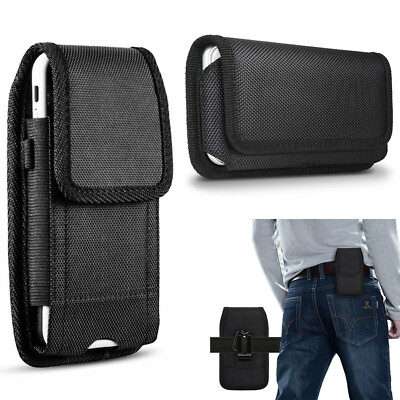 Universal Smartphone Handy Gürtel Tasche Hülle Schutzhülle Case Clip Etui Nylon