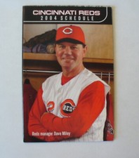 MLB - Cincinnati Reds 2004 Pocket Schedule 