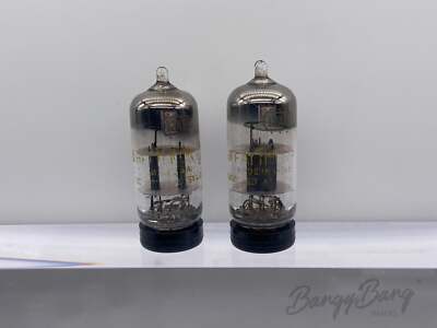 Matched Pair Raytheon 12AT7/ECC81 Dual Triode Guitar Amp. Audio Vacuum Tube Valv