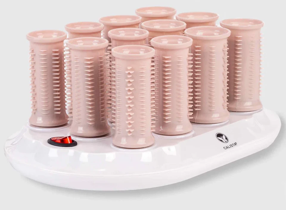 "Calista Hot Rollers 1” long 12pc Set Special Edition Bag QVC Exclusive - Image 2 of 4