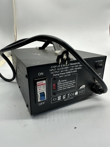 5000W ST-5000 Step Up Step Down Transformer 110V to 220V - Picture 6 of 13
