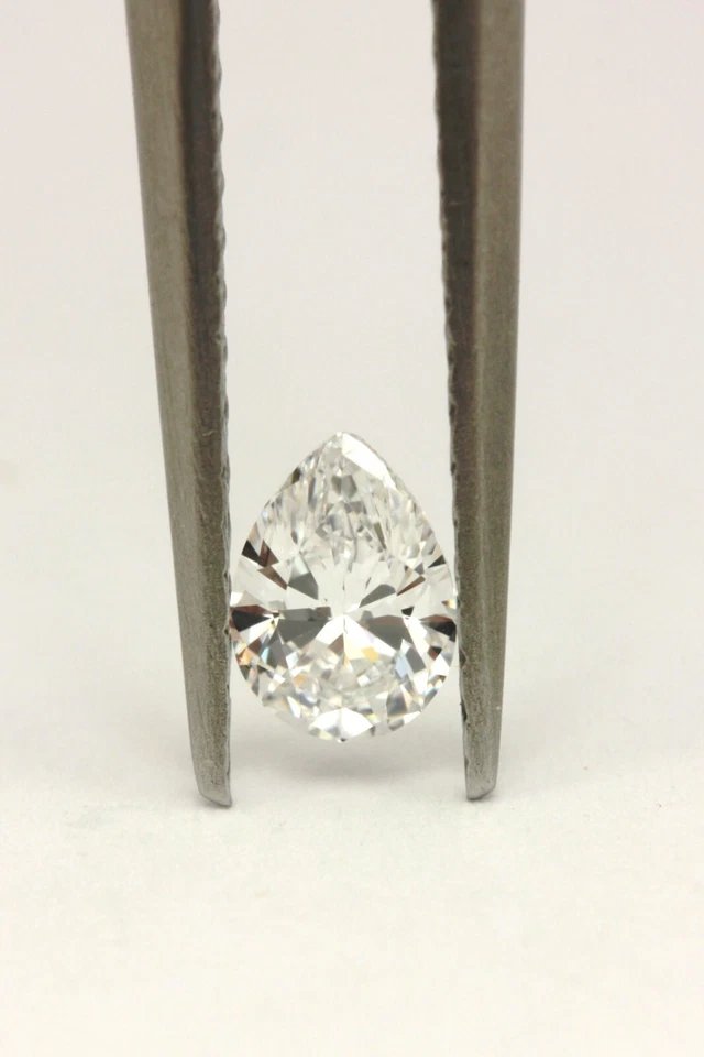 GIA certified natural pear shaped diamond 0.36ct SI1 D 5.86x4.09x2.56mm estate - Image 4 of 4