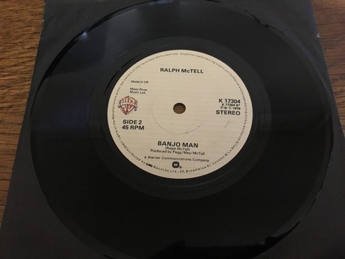 Ralph McTell "Love Grows & Banjo Man" 7" Warner Single K17304 1982 EX CONDITION - Bild 4 von 4