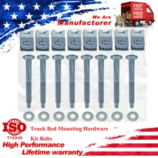Truck Bed Mounting Hardware Kit Bolts For Ford Super Duty F-250 F-350 F-450 F550