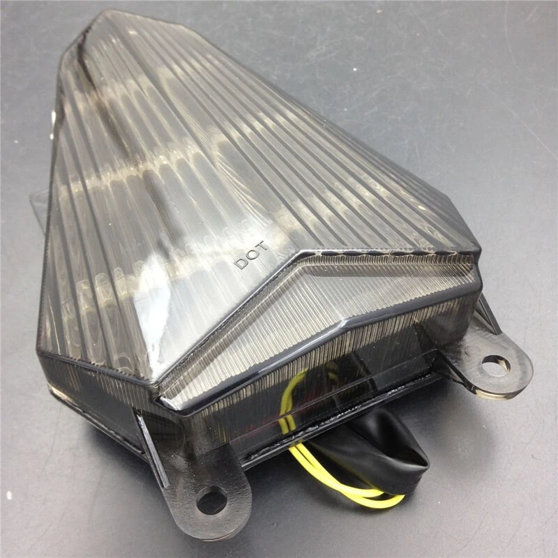 Luz trasera LED de humo lámpara de señal de giro de freno para Yamaha YZF R6 2006-2013 Foto 4 de 4