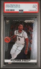2024 PANINI PRIZM DECA #174 STEPHON CASTLE PSA 9