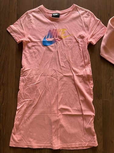 NIKE - Girls - Sweatshirt/T-shirt Dress/Leggings - Size L/XL - Pink - CUTE! NR! - Picture 2 of 5