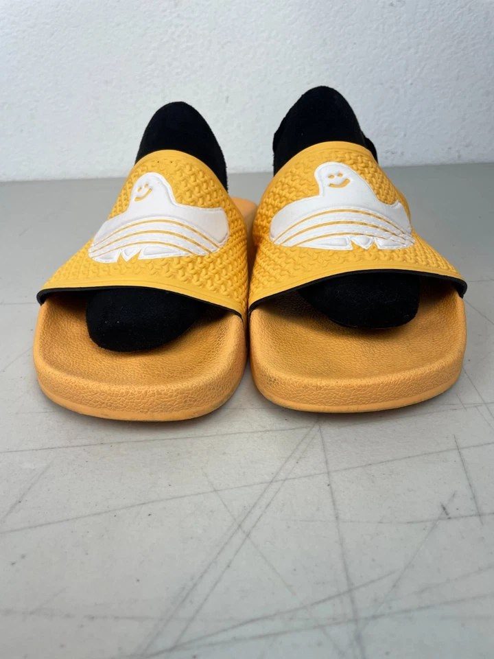 Adidas Shmoofoil Slides Para Hombres 9.5 Naranja Brumoso Mark Gonzales Skateboarding Foto 2 de 4