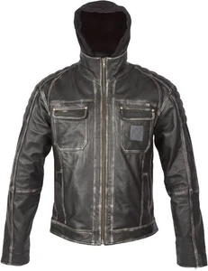 Spada Peacedog Leather Jacket - Vintage Black