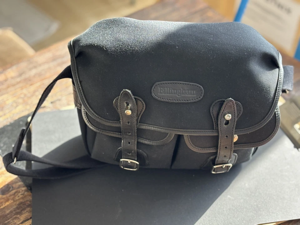 Billingham Hadley - FibreNyte negro / cuero negro Foto 4 de 4