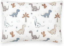 Toddler Pillow with Cotton Pillowcase Soft Hypoallergenic Kids Pillow, 13X18