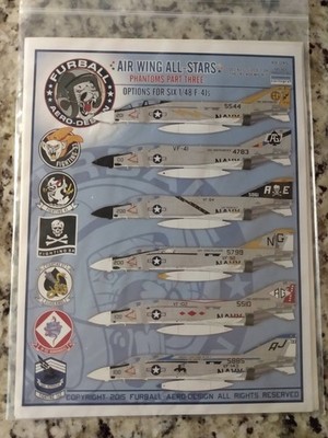 Furball Aero Design FUR48045 1/48  F-4J Phantom II Air Wing All-Stars Part 3