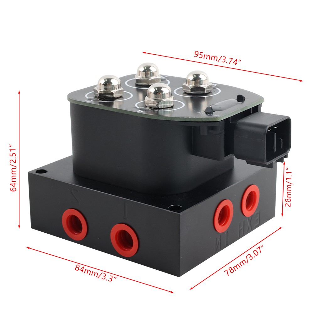 Auto Air Suspension System Shock Absorber Four-Position Solenoid Valve Chassis