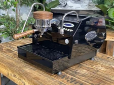 LA MARZOCCO GS3 AV 1 GROUP BRAND NEW GLOSS BLACK/ TIMBER ESPRESSO COFFEE MACHINE
