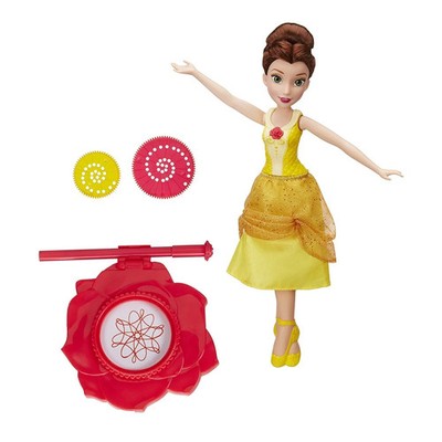 Disney Princess Dancing Doodles BELLE 11'' Doll with Accessories (2016, Hasbro)
