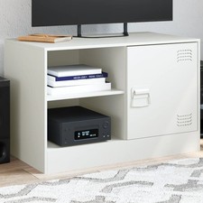 Mobile TV Rosso 67x39x44 cm in Acciaio supporto TV mobile HiFi vidaXL