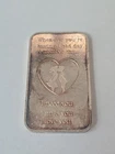 Silver Bar 1 oz I Need You I Miss You I Love You .999 Fine Encouragement