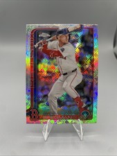 2025 Topps Chrome Logofractor Edition Alex Bregman #247 Boston Red Sox