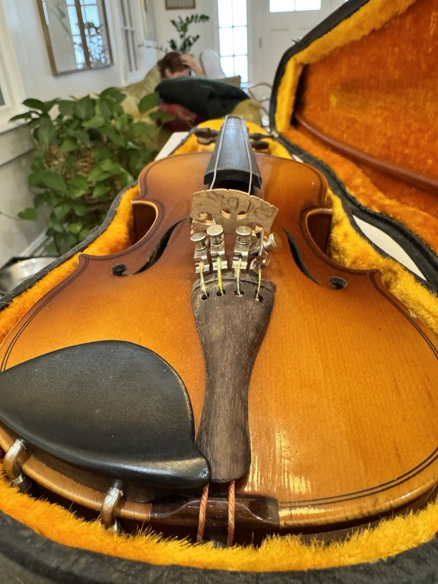 1972 Kiso Suzuki Violin Co No 7 1/8 Size Stradivarius Copy Japan