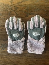 The North Face Girls Winter Gloves - Purple U R Powered - Grip  Connection Clip