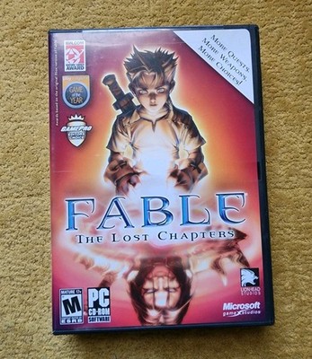 Fable: The Lost Chapters (PC CD-ROM, 2005) 4-Disc Set w/ Manual CIB