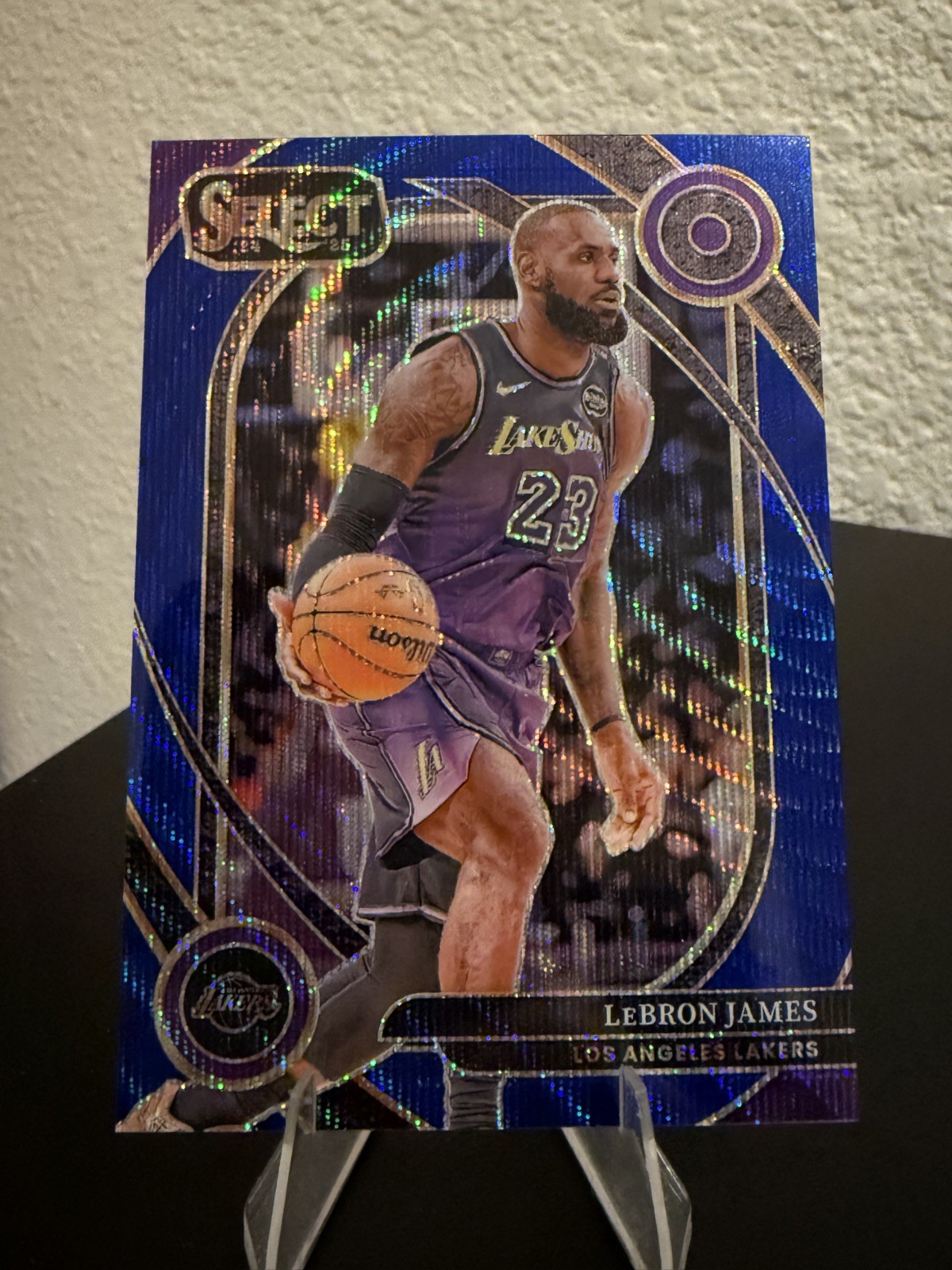 2024 Select Lebron James /75 Courtside Blue Wave No. 241 - Lakers