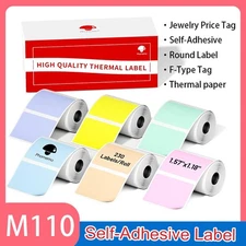 M110 Thermal Labels Self-Adhesive Label Jewelry Price Tag Product Name, Number