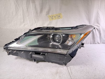 2016-2019 Lexus RX350 RX450h LED Single Beam Headlight LH Driver Left Side OEM
