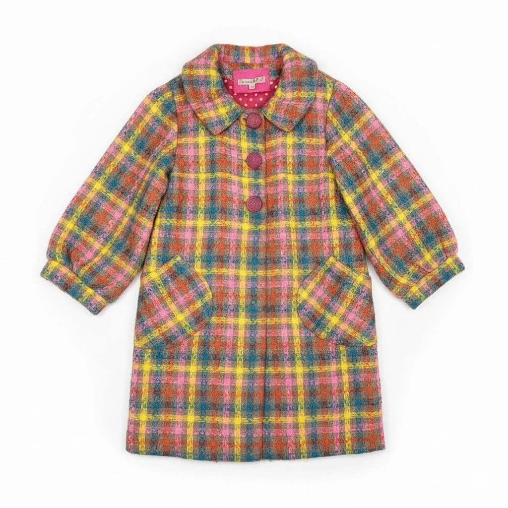 Robe Fille Lola & Maverick 11 Ans - Multicolore Fleurie, Ligne A, Boutonnage - Occasion Bon état