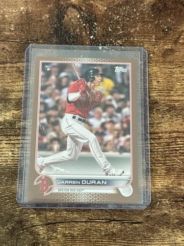 2022 Topps Series 1 Jarren Duran #187 Gold /2022 RC Boston Red Sox