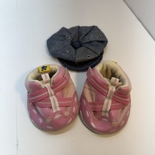 pink Build a Bear tennis Shoes sketchers with hat