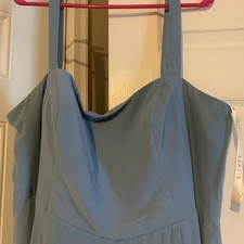 Formal Gown/bridesmaid. Dusty Blue 3x. Azazi Brand