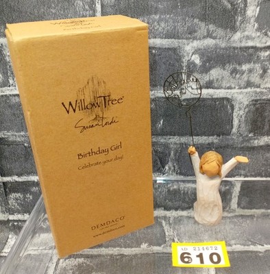 Vintage Willow Tree Birthday Girl Figur Figure 2005 Susan Lord Y610 Boxed