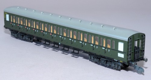 Trix 23319, 4-achsiger Abteilwagen C4iw, engl. BA, Ep.IIIa, DB, H0, OVP, neu | Zustand: Gebraucht
