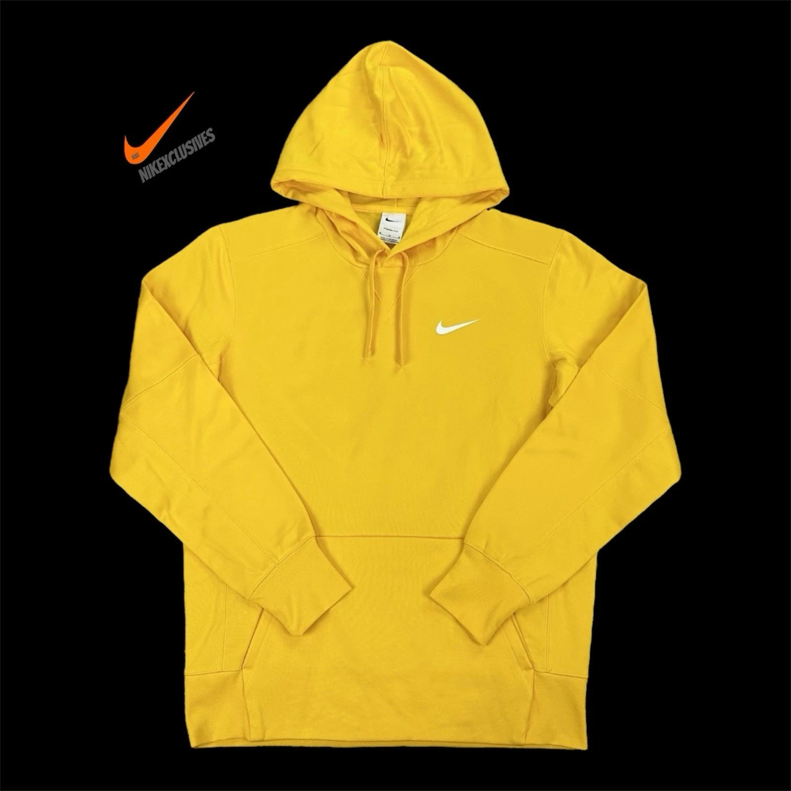 Nike M41563 Men’s Therma Fit Hoodie Pullover Sweatshirt Yellow NWT Multi Size