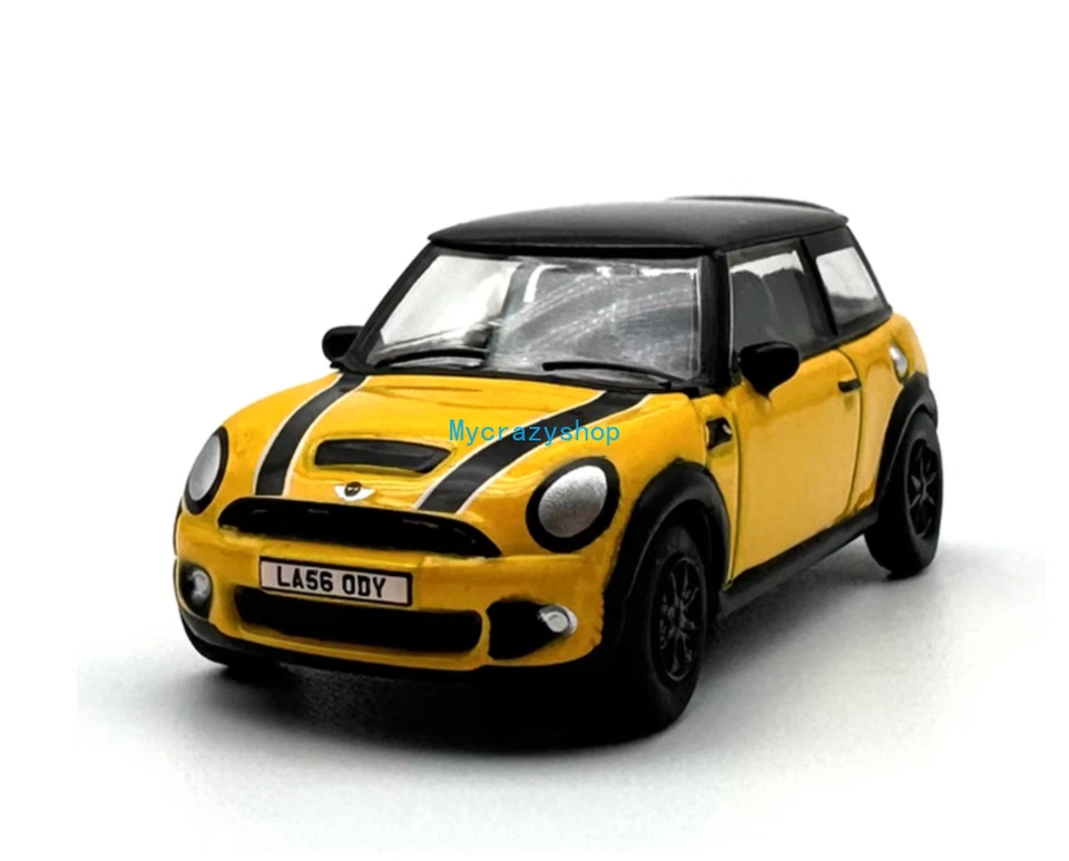 CR 1:76 Yellow New Mini Copper Sports Model Diecast Metal Car - Image 3 of 4