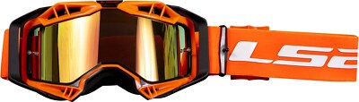 Crossbrille LS2 Aura Pro Iridium MX Brille Orange Gr. UNI - Schwarz Orange