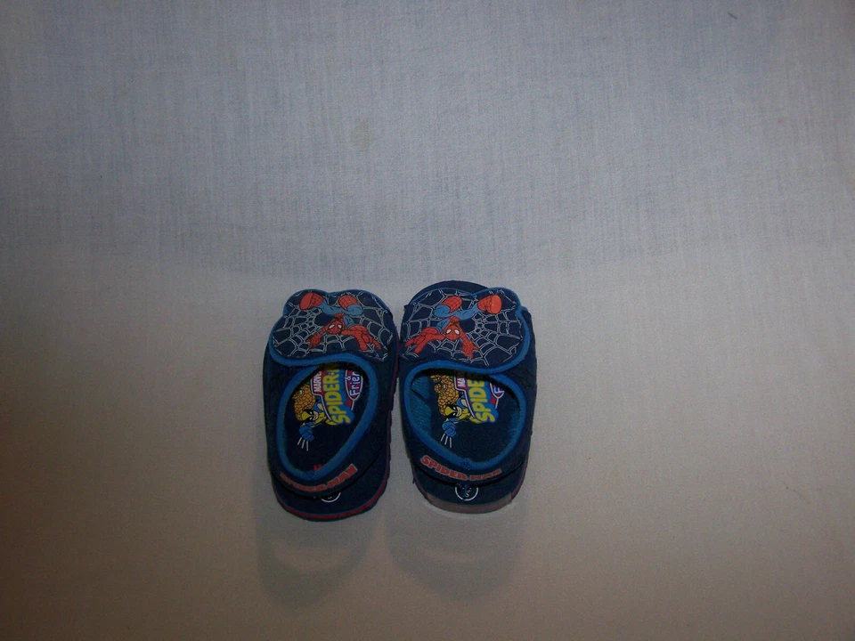 Очаровательный Spiderman & друзей младенцев кроватки обуви/сандалии синий размер маленький 1-2 - Изображение 2 из 4