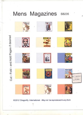 Kit Victorian Christmas Boxes Sheet SB512 dollhouse Dragonfly 1//12 scale wood