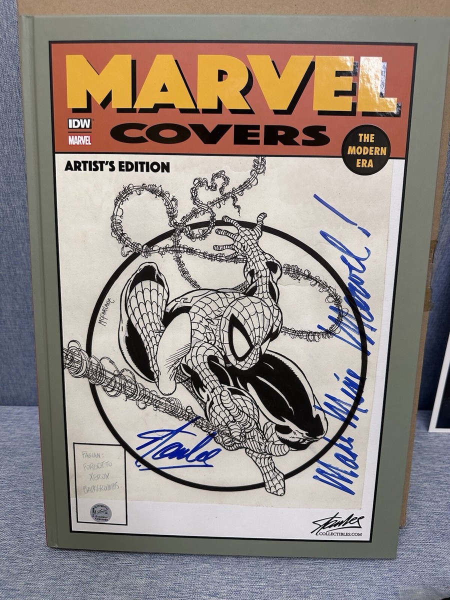 Marvel アートブック Marvel Covers Artist Edition Todd McFarlane IDW Book Stan Lee