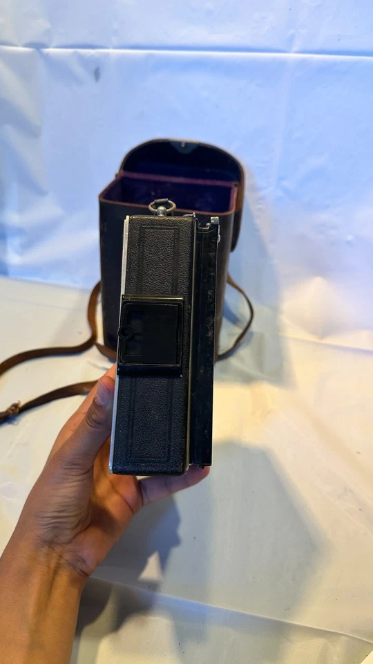 Cámara Plegable Ihagee De Colección con Estuche de Cuero Original - Rara Coleccionable Foto 4 de 4