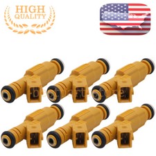 Inyectores de combustible actualizados 6 piezas TJ XJ YJ ZJ para Jeep Cherokee Grand Cherokee 87-98