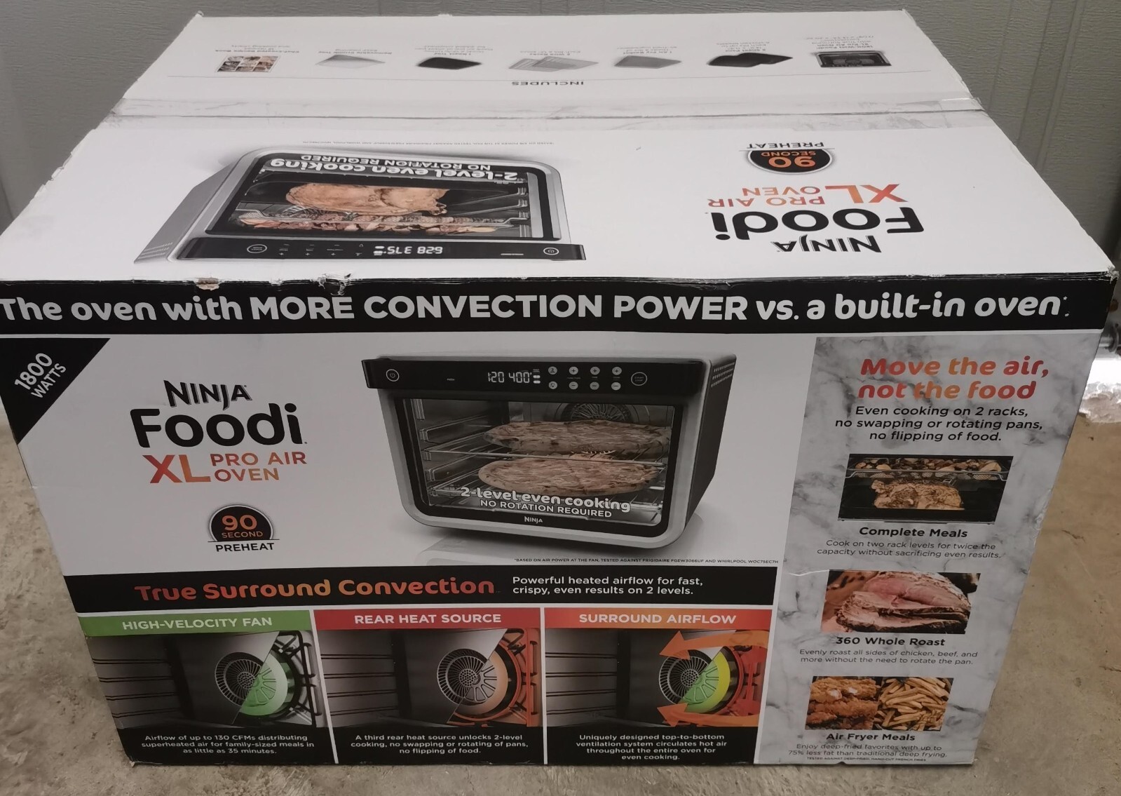Ninja DT201 Foodi 10in1 XL Pro Air Fry Toaster Oven Air Fryer