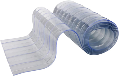 Cortina Tiras De Vinilo Plastico Pies De Largo X 7,6 Pulgadas De