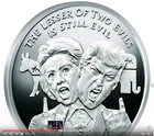 2016 1OZ Hidden Evil Proof Silver Shield - .RARE - 575 Minted Dbl. Obverse AG