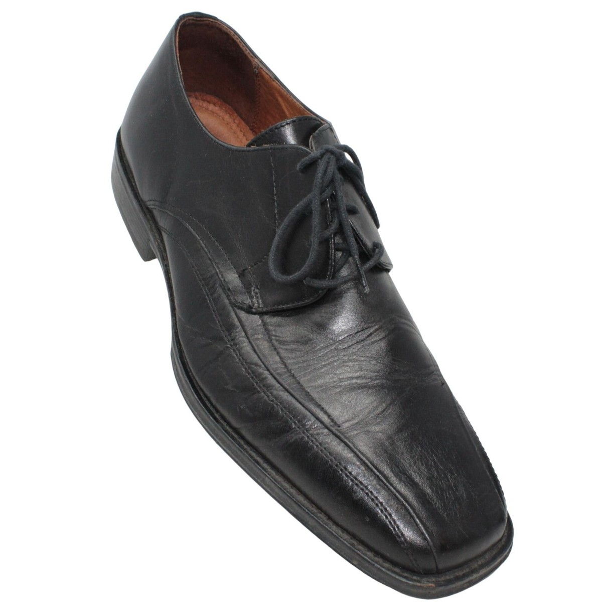 Johnston & Murphy Mens 10 M Harding Panel Oxford Black Dress Johnston & Murphy Mens 10 M Harding Panel Oxford Black Dress